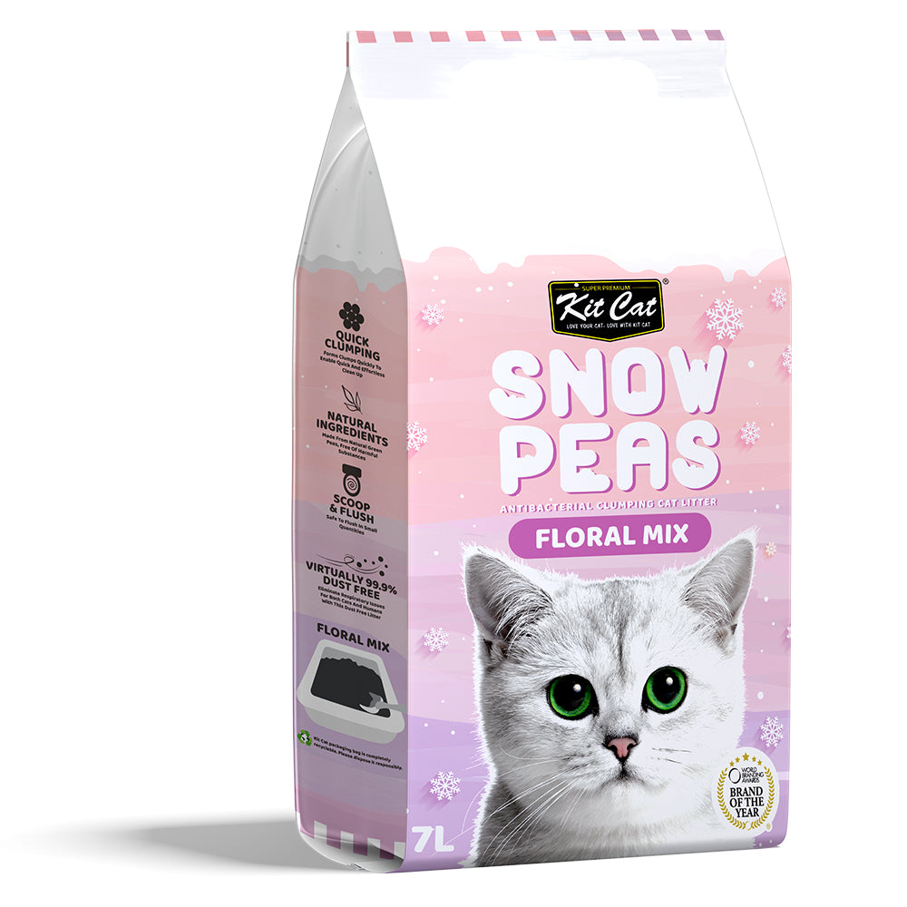 Kit Cat Snow Peas Cat Litter