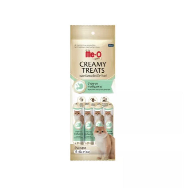 Me-O Gold Creamy Cat Treats with Prebiotics
