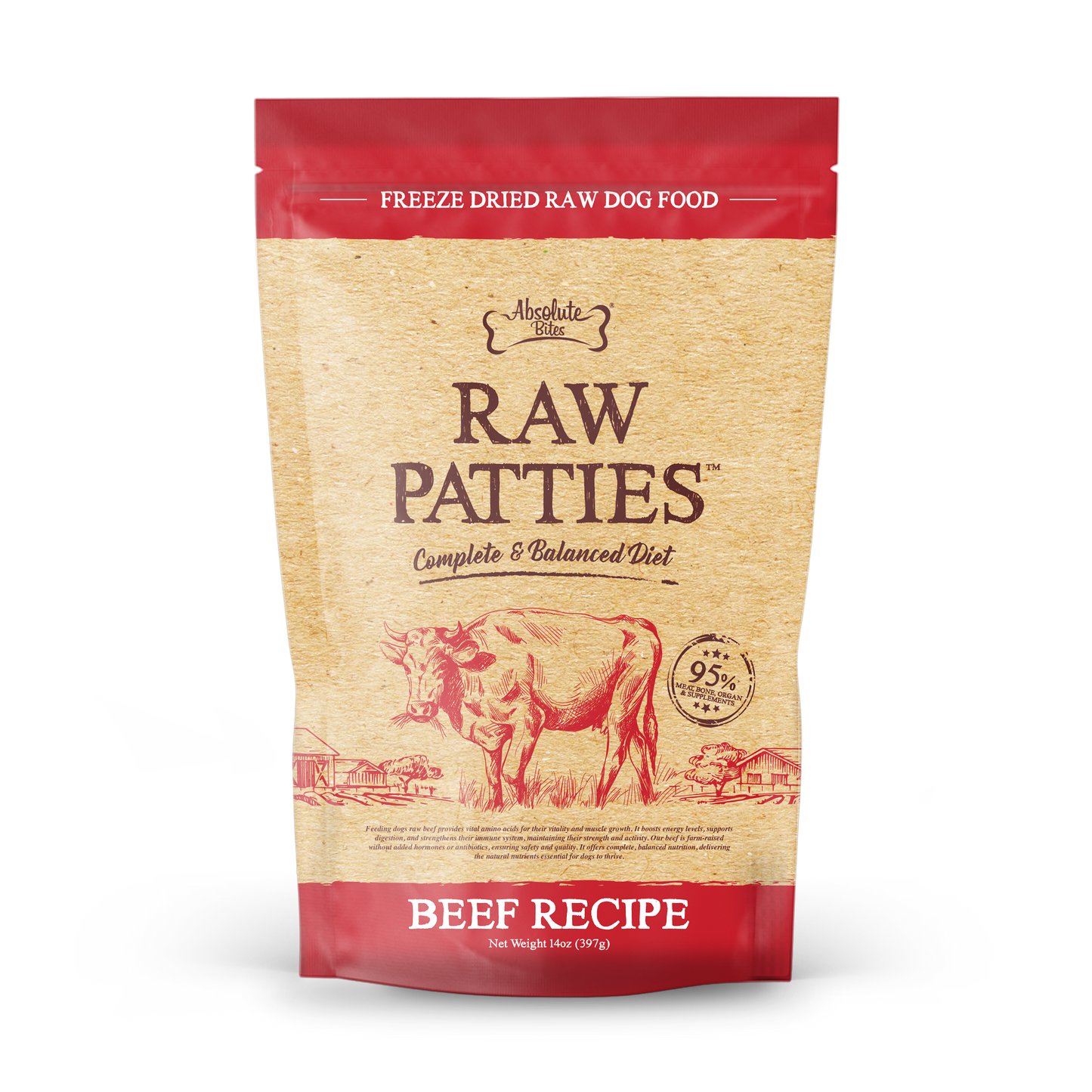 Absolute Bites Raw Patties
