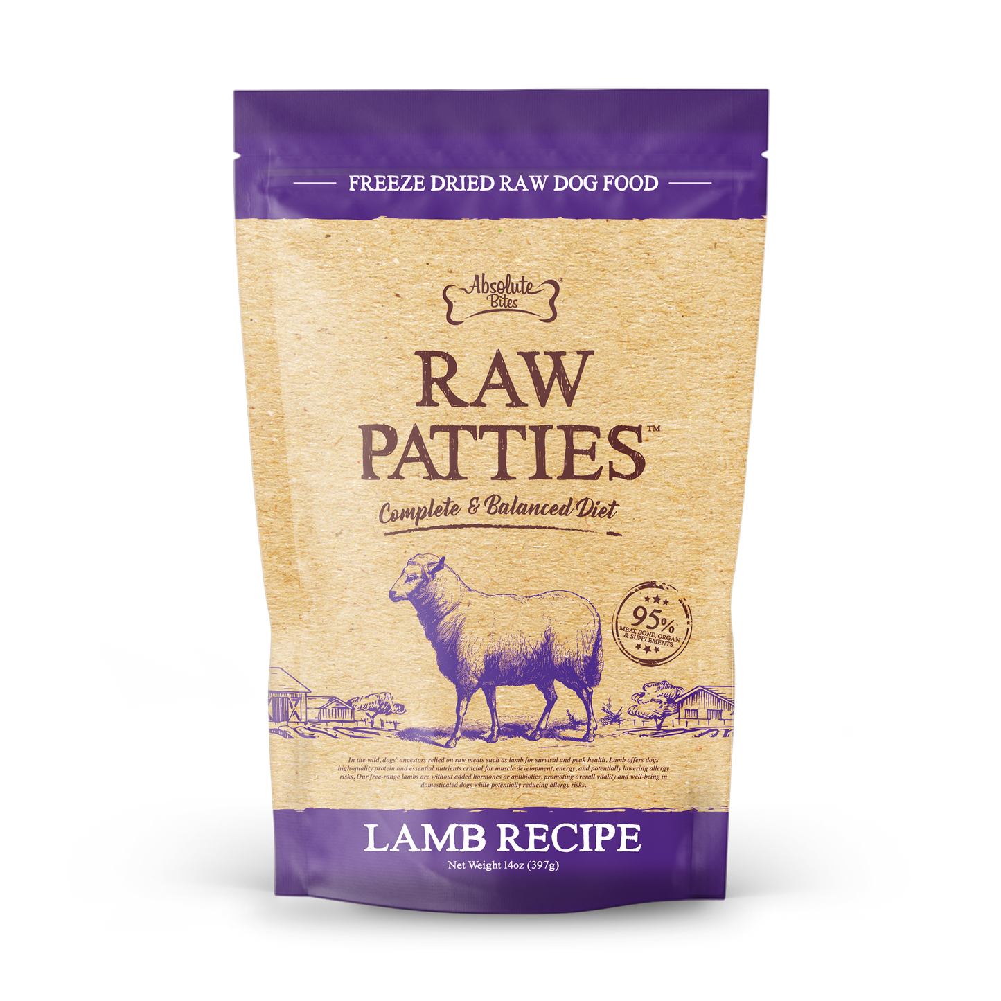 Absolute Bites Raw Patties