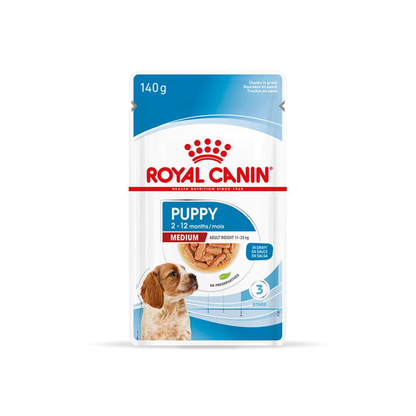 Royal Canin Medium Puppy Chunks In Gravy