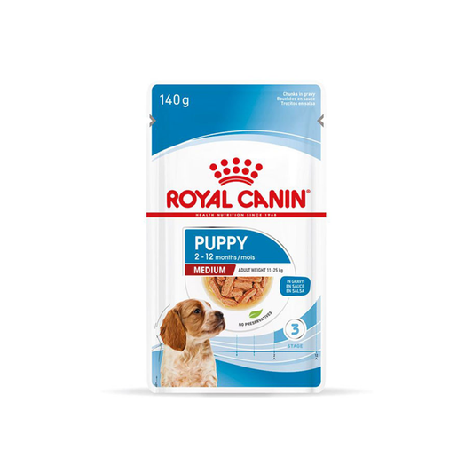 Royal Canin Medium Puppy Chunks In Gravy