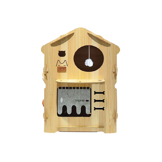 Cat Wooden Condo