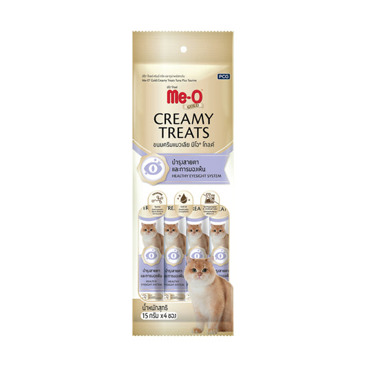 Me-O Gold Creamy Cat Treats with Prebiotics