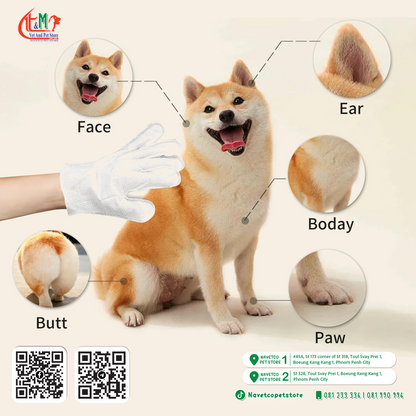 XSDH Disposable Cleaning Pet Gloves
